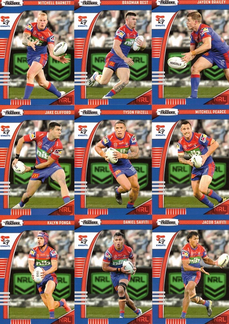 2022 NRL Traders Common Team Set 071-080 Newcastle Knights - Cardboard ...