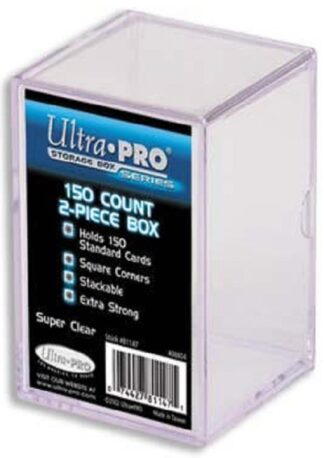Card Storage Box - 2Pce Plastic 150ct