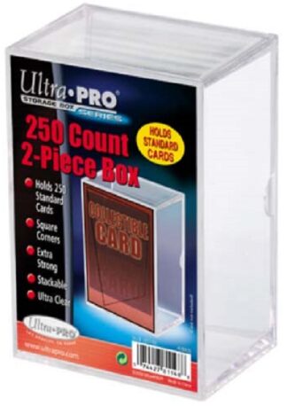 Card Storage Box - 2Pce Plastic 250ct
