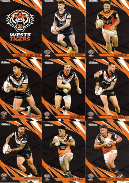 2024 NRL Traders Common Team Set 145-153 Wests Tigers