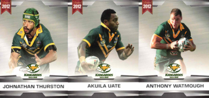 2012 NRL Limited Edition Common Team Set 01-12 Australian Kangaroos - Image 2