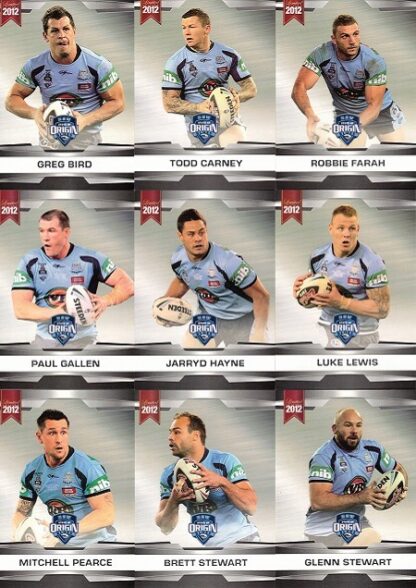 2012 NRL Limited Edition Common Team Set 25-36 NSW Blues