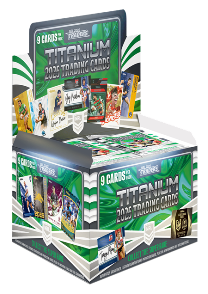 2025 NRL Traders Titanium Factory Sealed Box & Album Combo (PRE-ORDER DUE 06/03/2025)