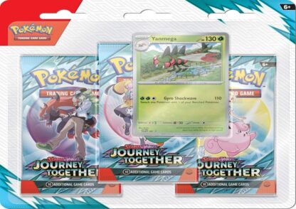 Pokemon TCG - Scarlet & Violet 9 - Journey Together 3 Pack Booster Blister (PRE-ORDER DUE 28/03/2025) - Image 2