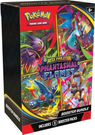 Pokemon TCG - Mega Evolution - Phantasmal Flames 6 Booster Bundle