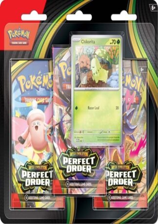 Pokemon TCG - Mega Evolution - Perfect Order 3 Booster Blister