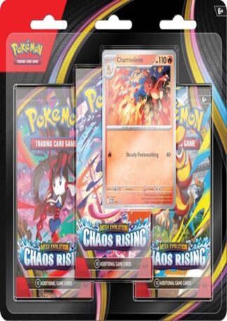 Pokemon TCG - Mega Evolution - Chaos Rising 3 Booster Blister